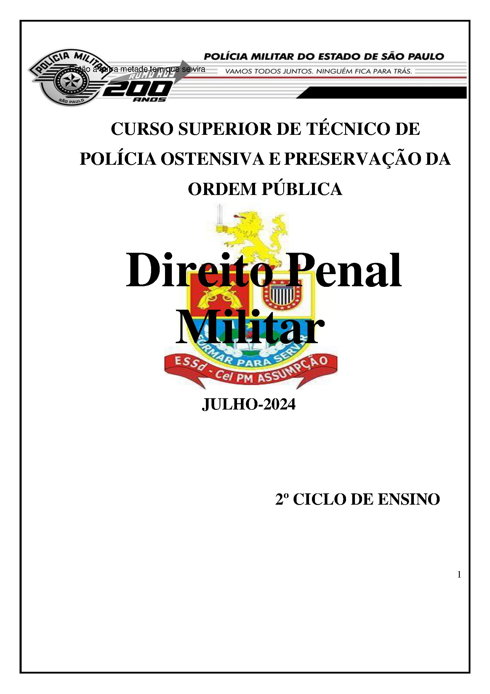 Direito Penal Militar